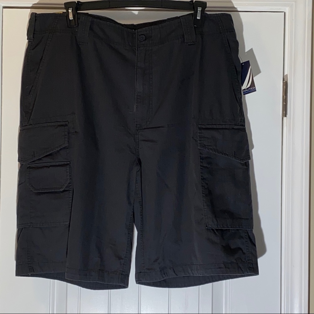 NWT Cargo shorts NAUTICA Men's Size 42 Black